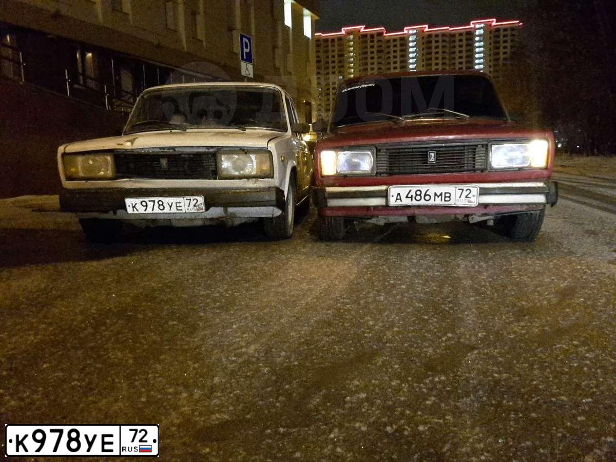 Фото автомобиля LADA 2105, 2007 — госномер К978УЕ72. Цвет: БЕЛЫЙ