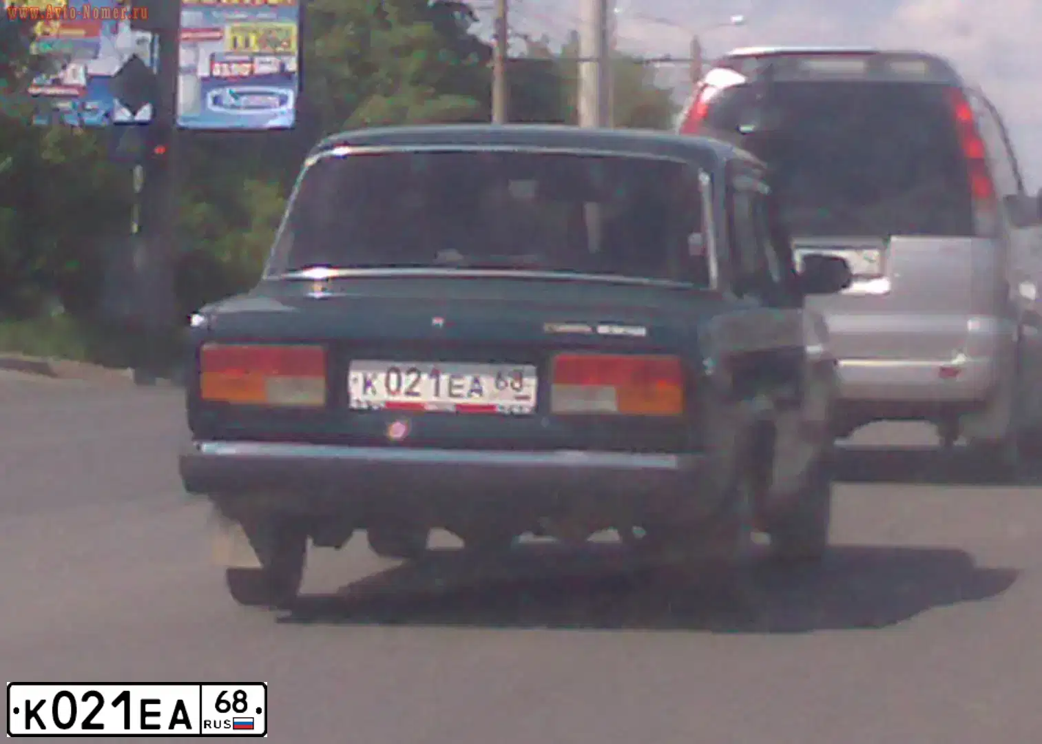 Фото автомобиля LADA 2107 LADA, 2007 — госномер Р779ТЕ62. Цвет: Темно-зеленый