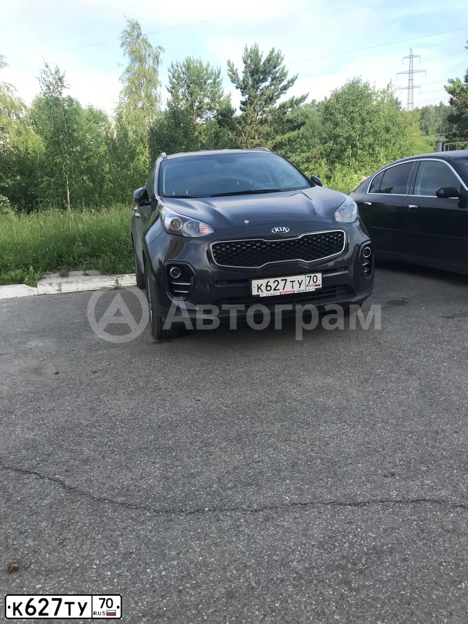 Фото автомобиля KIA SPORTAGE, 2018 — госномер У310ЕС31. Цвет: ЧЕРНЫЙ