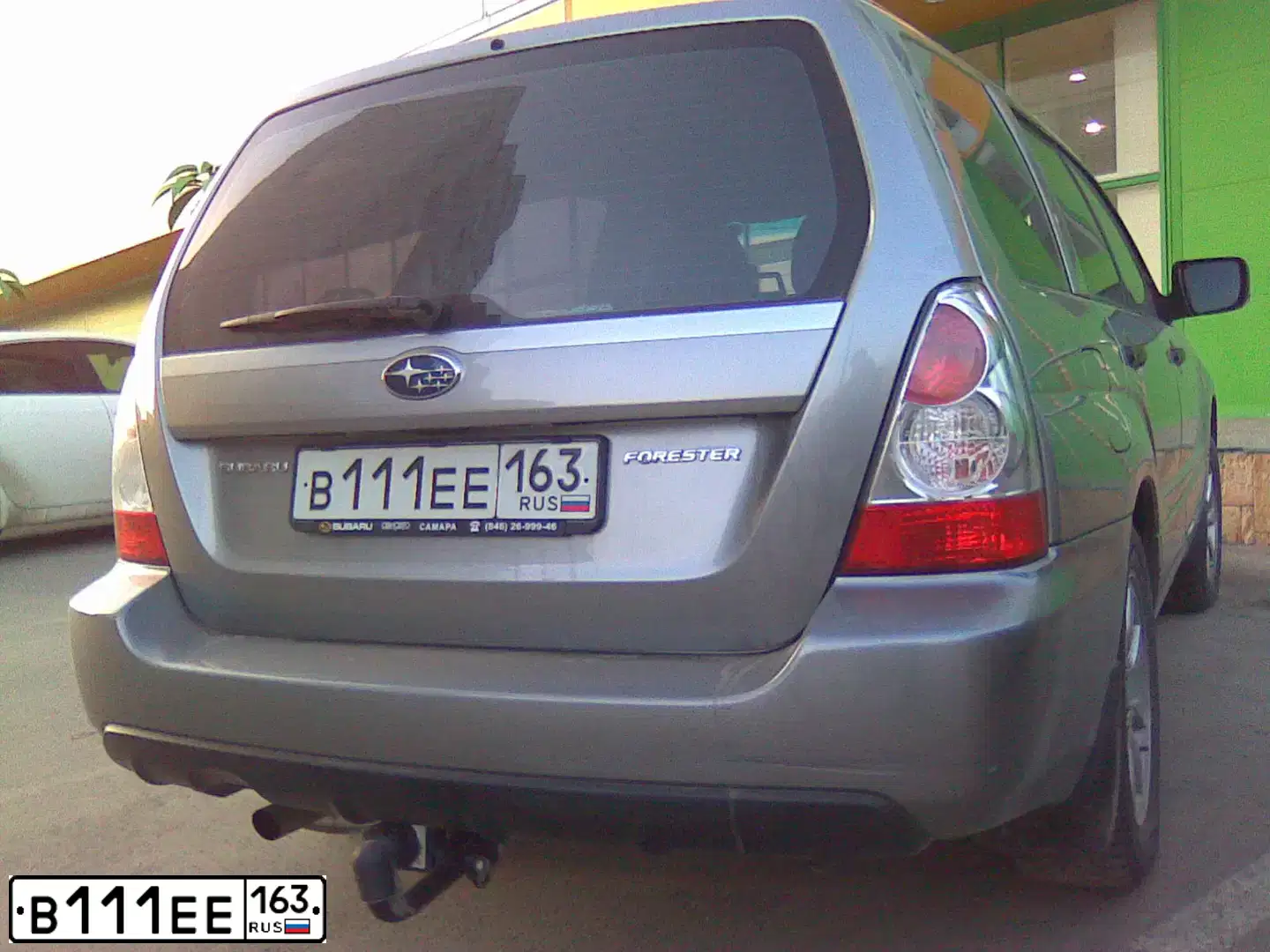 Фото автомобиля SUZUKI /GRAND/ VITARA, 2008 — госномер В111ЕЕ163. Цвет: СЕРЕБРИСТЫЙ