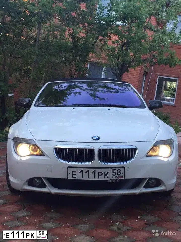 Фото автомобиля BMW SERIE 6, 2006 — госномер О777УЕ58. Цвет: Белый