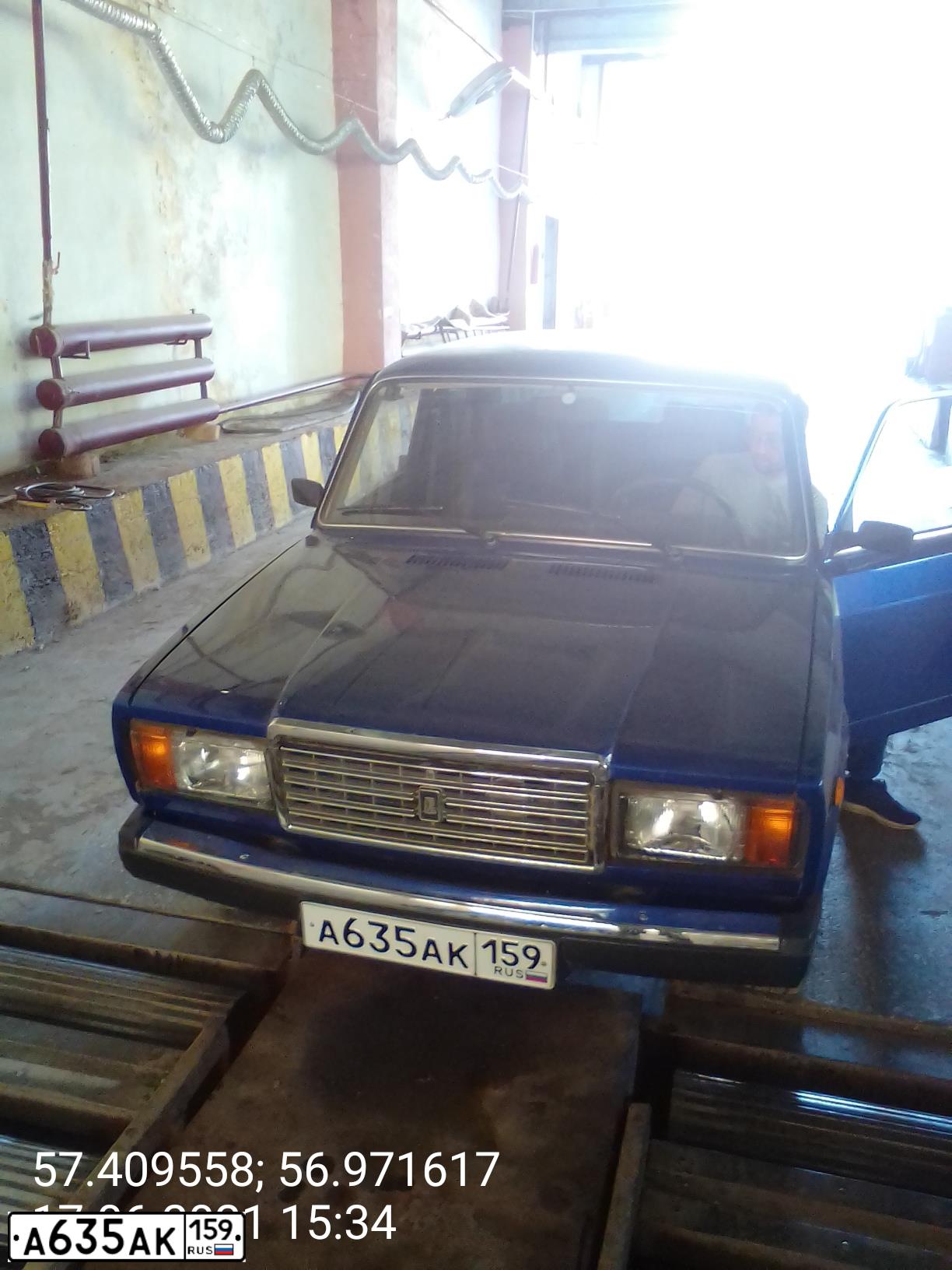 Фото автомобиля LADA 2107, 2010 — госномер К746РР10