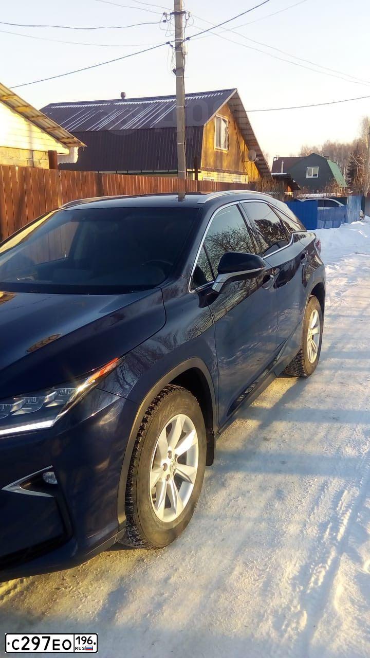 Фото автомобиля LEXUS RX, 2016 — госномер С297ЕО196. Цвет: ТМНО-СИНИЙ