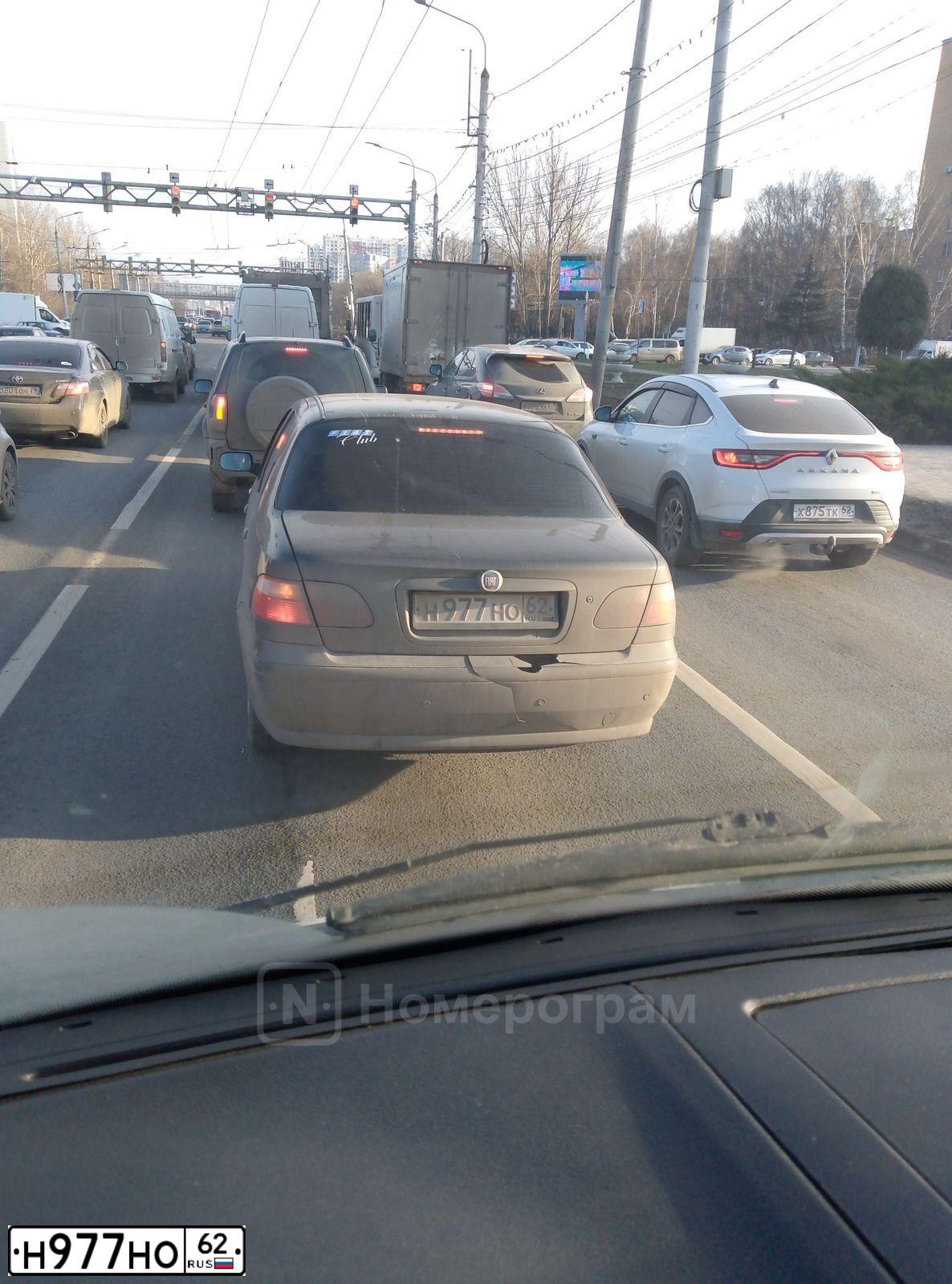 Фото автомобиля FIAT ALBEA, 2008 — госномер Н977НО62. Цвет: СЕРЫЙ АНДЕРГРАУНД