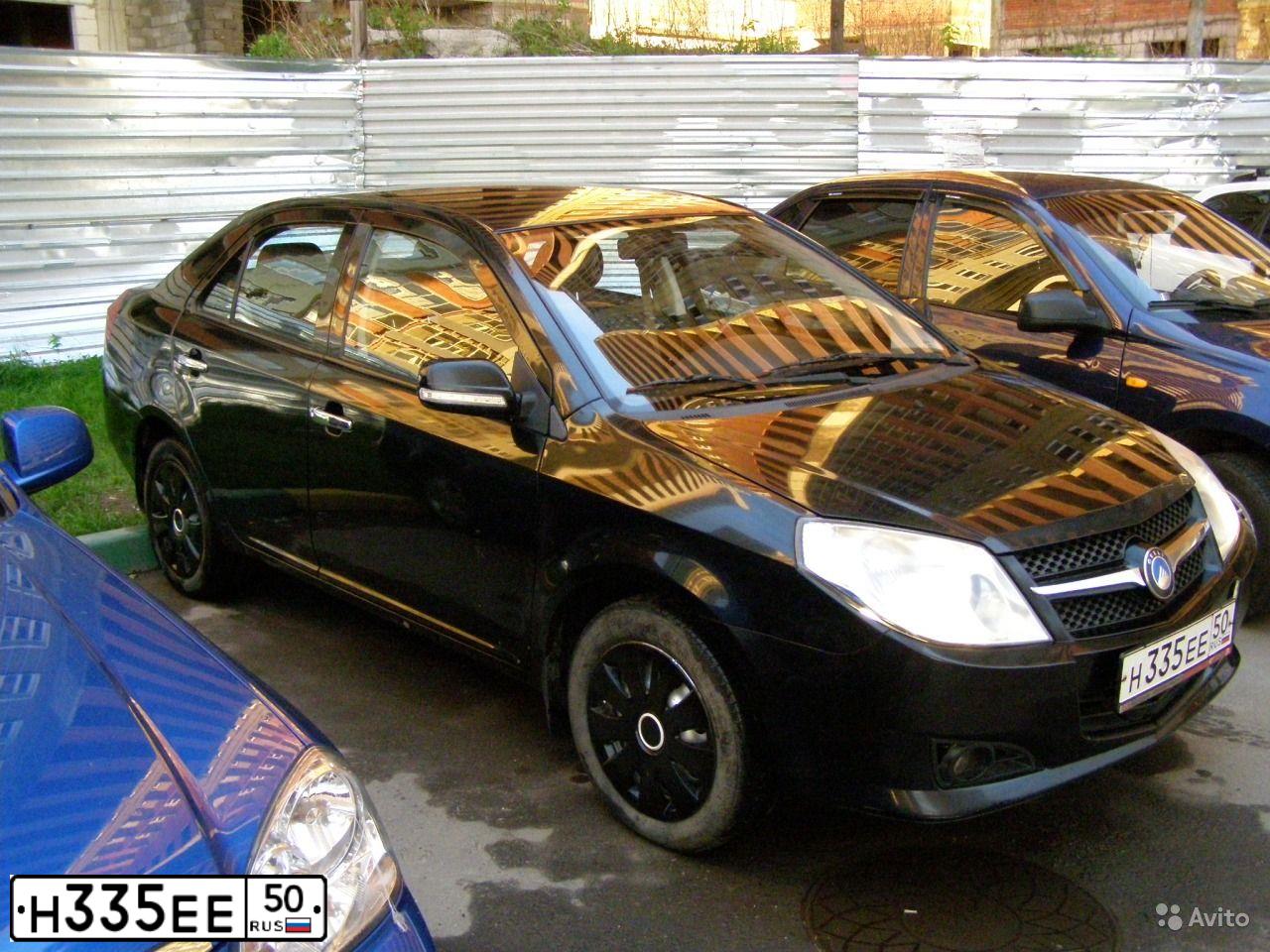 Фото автомобиля GEELY Y MK, 2010 — госномер Р135ХР790. Цвет: ЧЕРНЫЙ