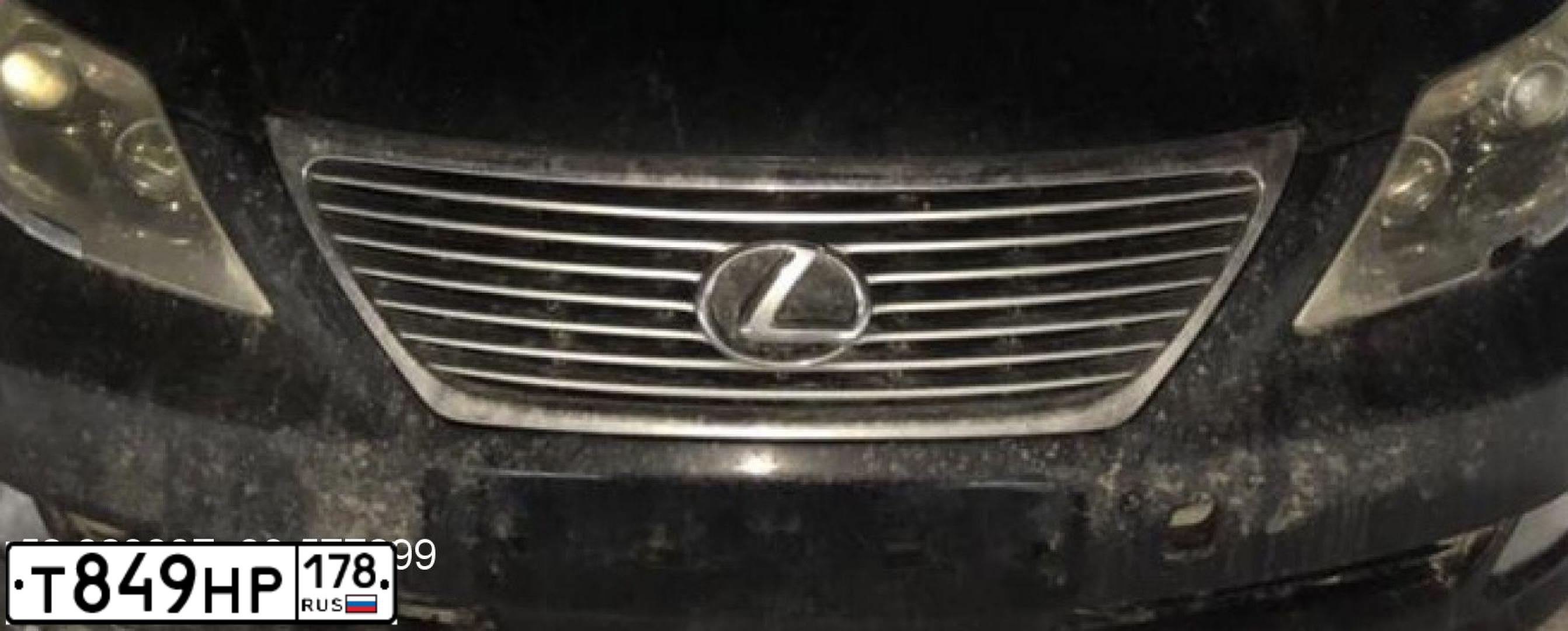 Фото автомобиля LEXUS LS, 2008 — госномер Р987НО198. Цвет: ЧЕРНЫЙ