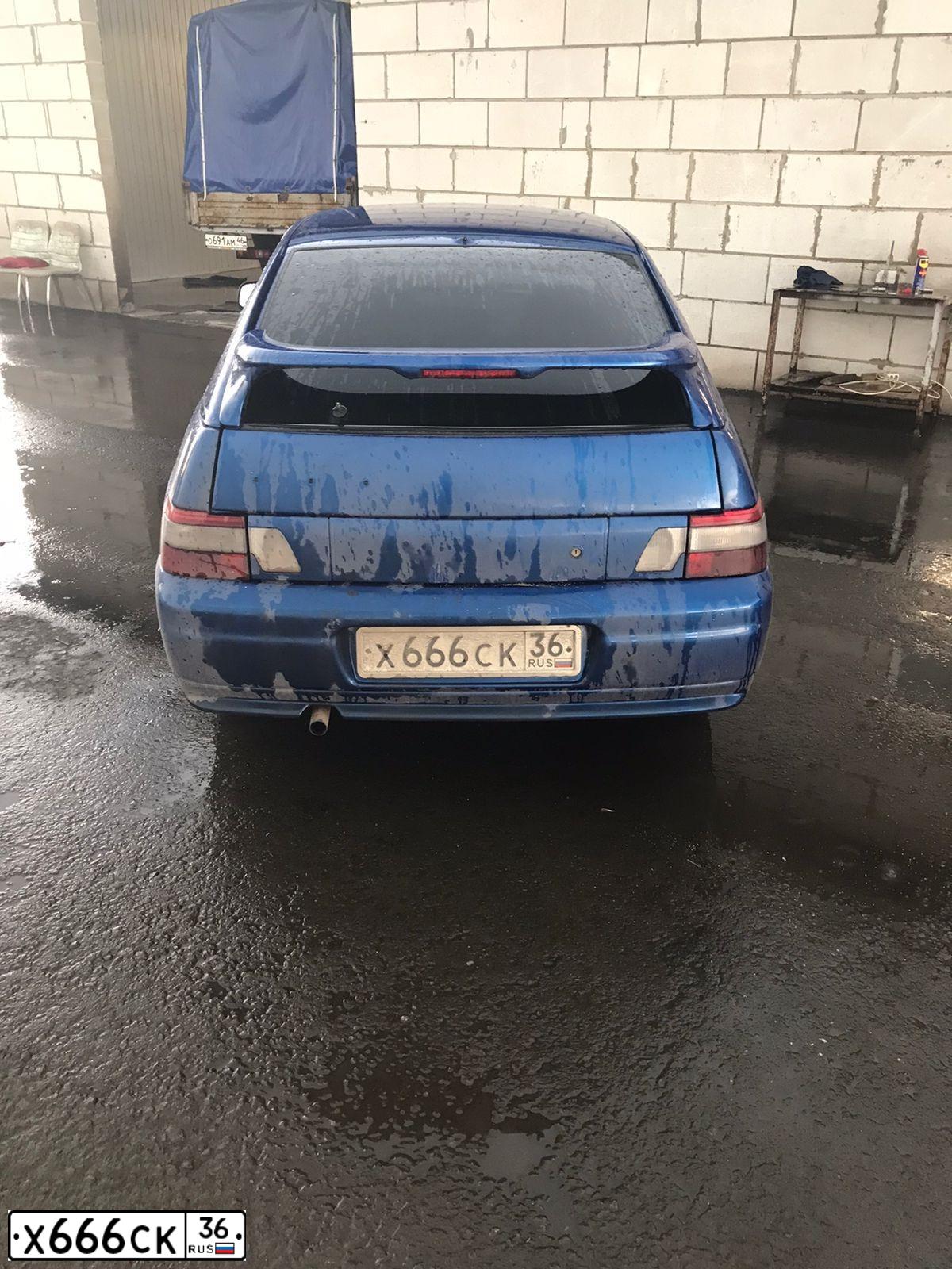 Фото автомобиля LADA 2112, 2007 — госномер Р470КН46. Цвет: синий