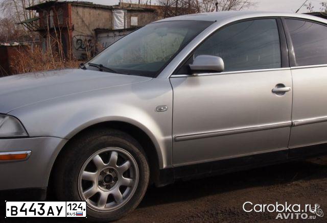 Фото автомобиля VOLKSWAGEN PASSAT, 2003 — госномер В627КР150. Цвет: СЕРЫЙ