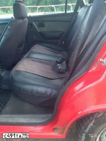 Фото автомобиля DAEWOO NEXIA, 2012 — госномер С491ТА190. Цвет: ЯРКО - КРАСНЫЙ