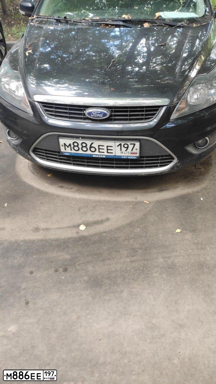 Фото автомобиля FORD FOCUS, 2010 — госномер М886ЕЕ197. Цвет: ЧЕРНЫЙ