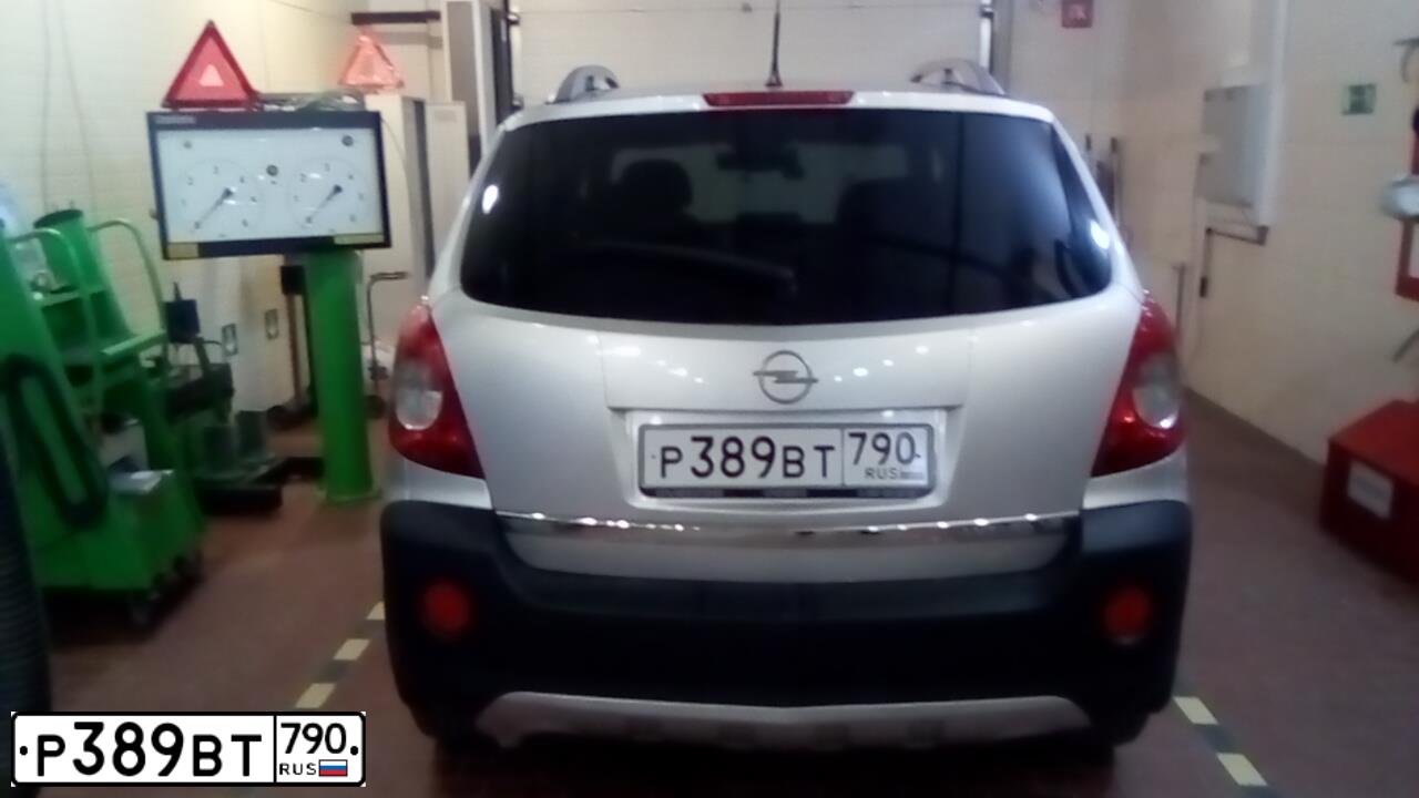 Фото автомобиля OPEL ANTARA, 2010 — госномер М535АО13. Цвет: СЕРЫЙ