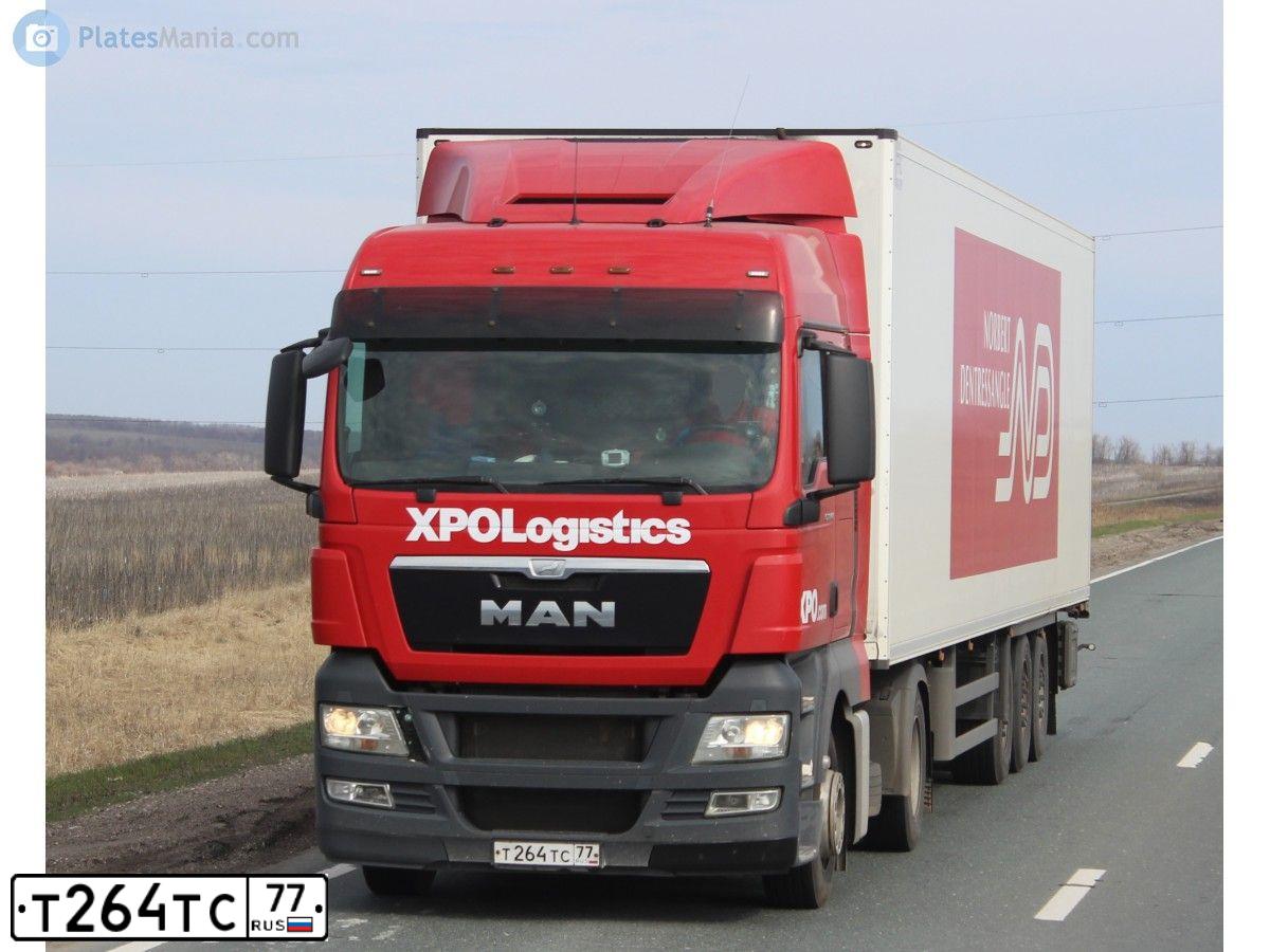 Фото автомобиля MAN TGX 18.XXX /4X2/, 2013 — госномер К794ВТ82. Цвет: Красный