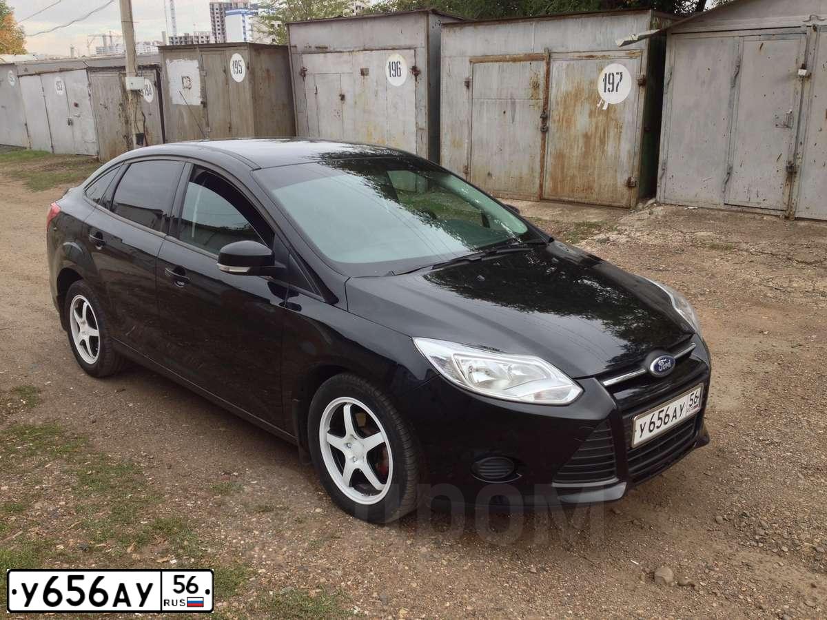 Фото автомобиля FORD FOCUS, 2013 — госномер У656АУ56. Цвет: ЧЕРНЫЙ