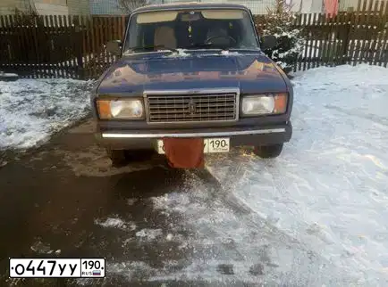 Фото автомобиля LADA 2107 LADA, 2006 — госномер О449СО33. Цвет: СИНИЙ