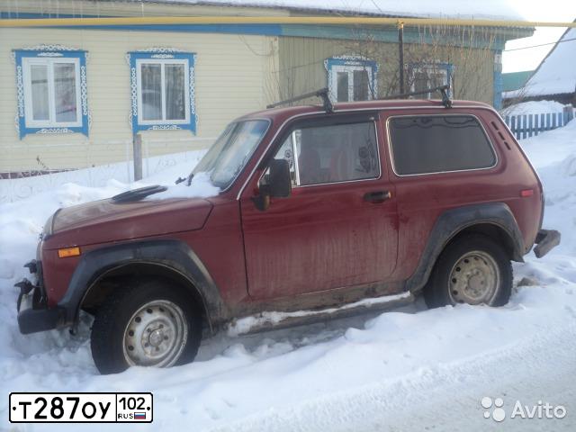 Фото автомобиля LADA 2121 NIVA, 1990 — госномер Н751ВР716. Цвет: ВИШНЕВЫЙ