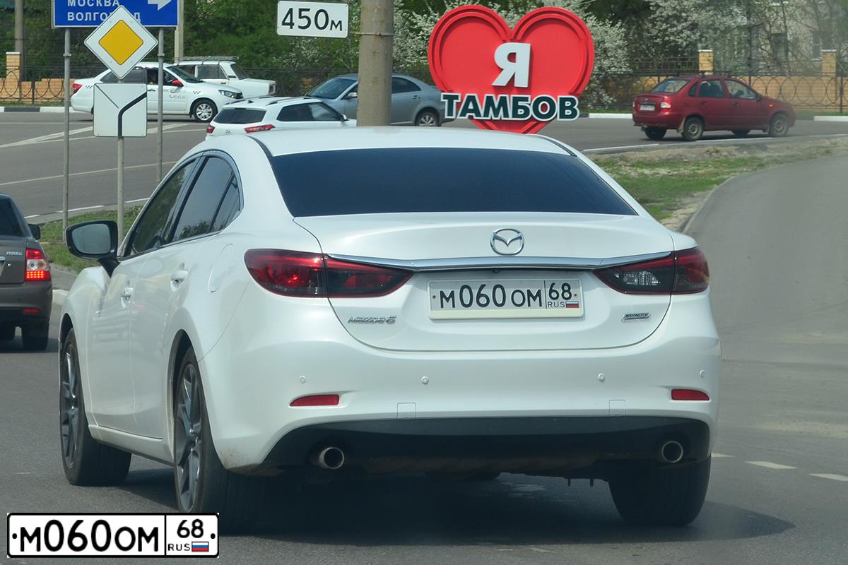 Фото автомобиля MAZDA 6, 2017 — госномер А252СТ156. Цвет: БЕЛЫЙ ПЕРЛАМУТР