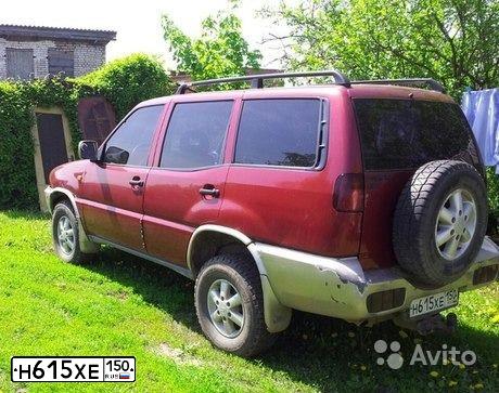 Фото автомобиля FORD MAVERICK, 1994 — госномер Н615ХЕ150. Цвет: КРАСНЫЙ