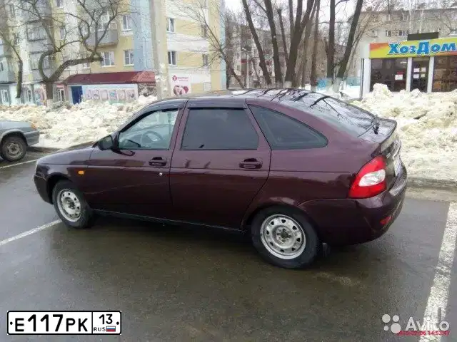 Фото автомобиля LADA PRIORA, 2011 — госномер У732МХ152. Цвет: ТЕМНО-ВИШНЕВЫЙ