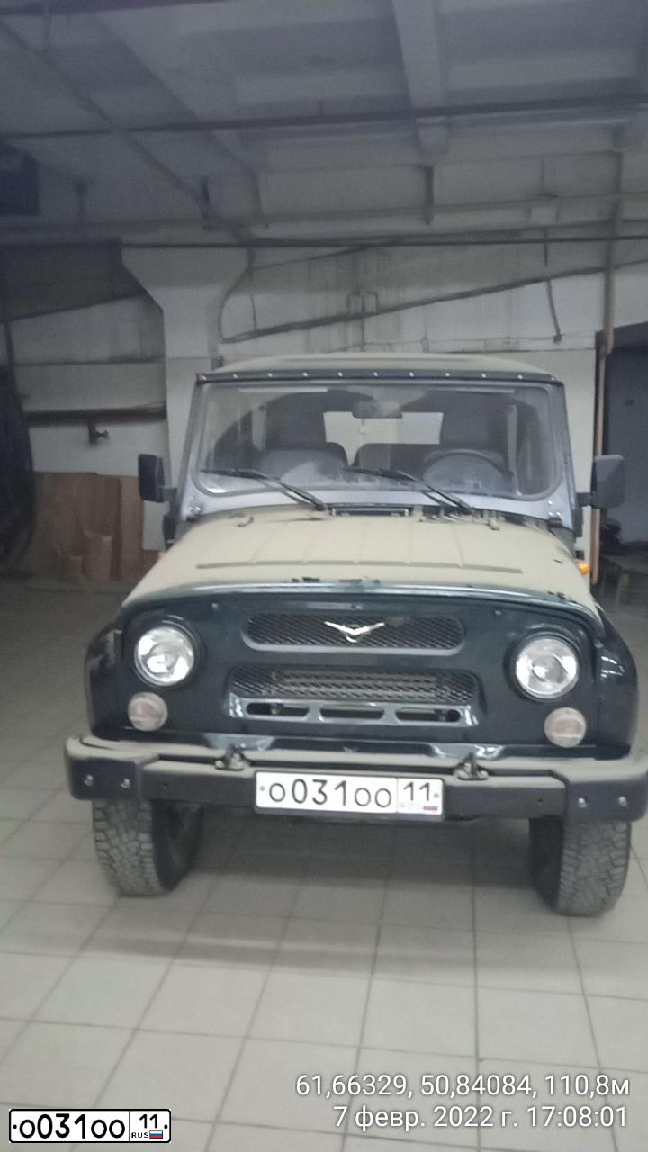 Фото автомобиля UAZ Z 3151 HUNTER, 2012 — госномер О031ОО11