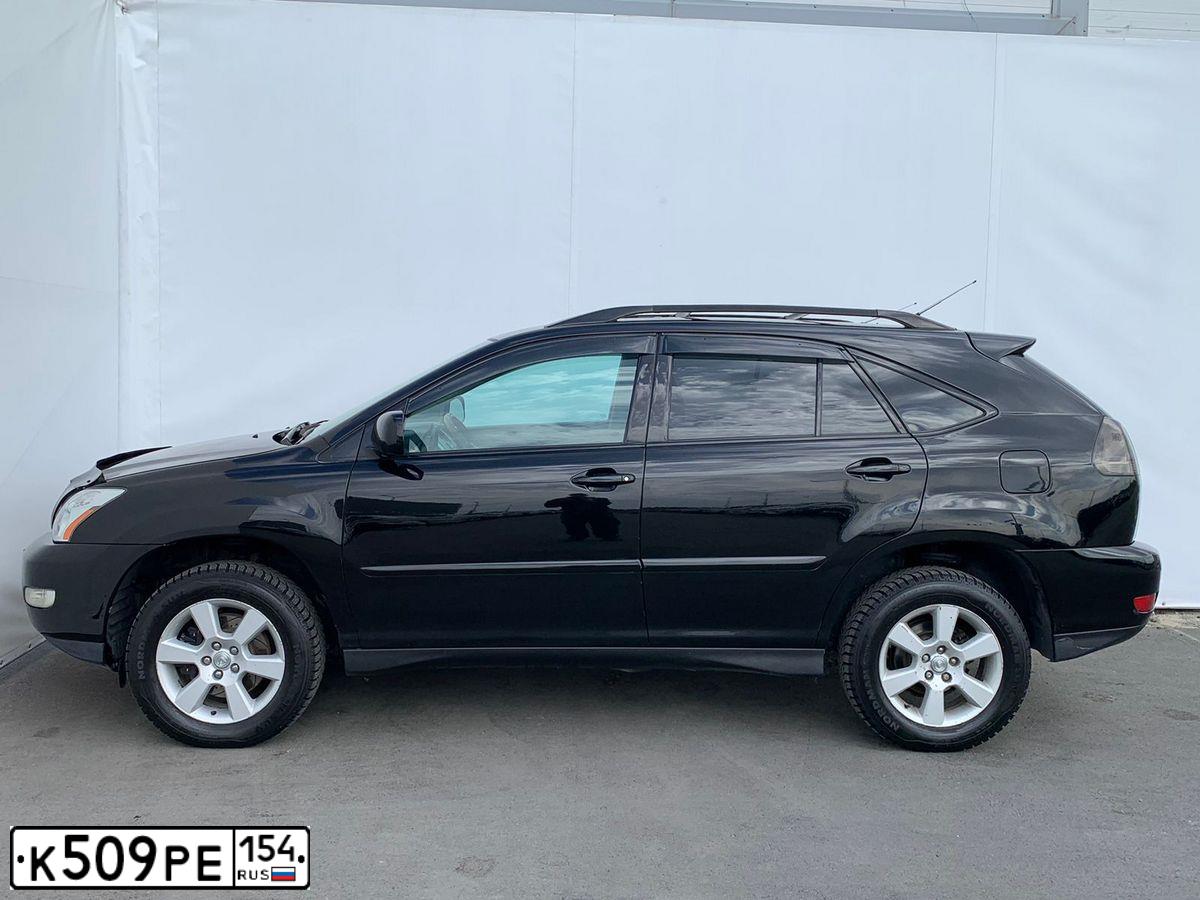Фото автомобиля LEXUS RX, 2005 — госномер К509РЕ154. Цвет: ЧЕРНЫЙ