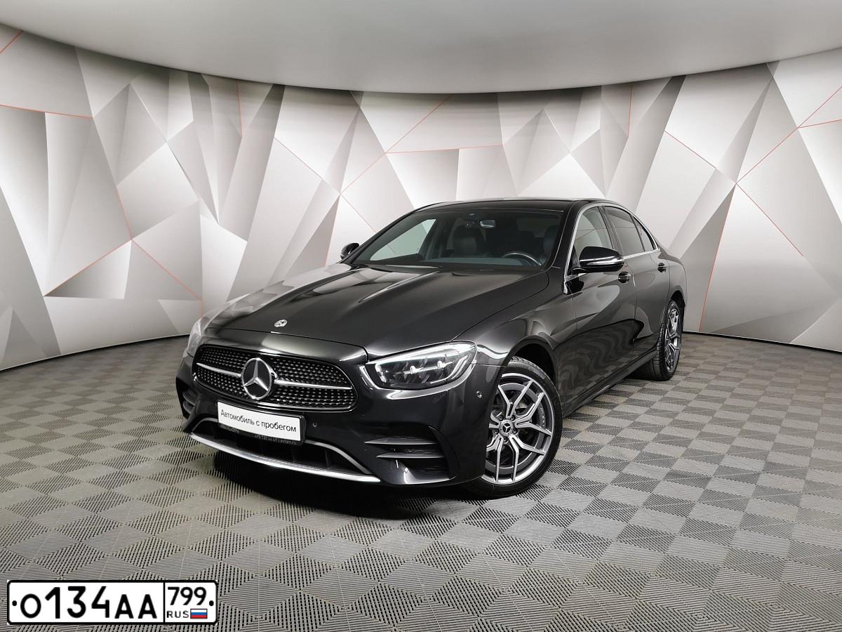 Фото автомобиля MERCEDES-BENZ E-CLASS Е 220D 4 МАТIС, 2021 — госномер У176ЕМ05. Цвет: ЧЕРНЫЙ
