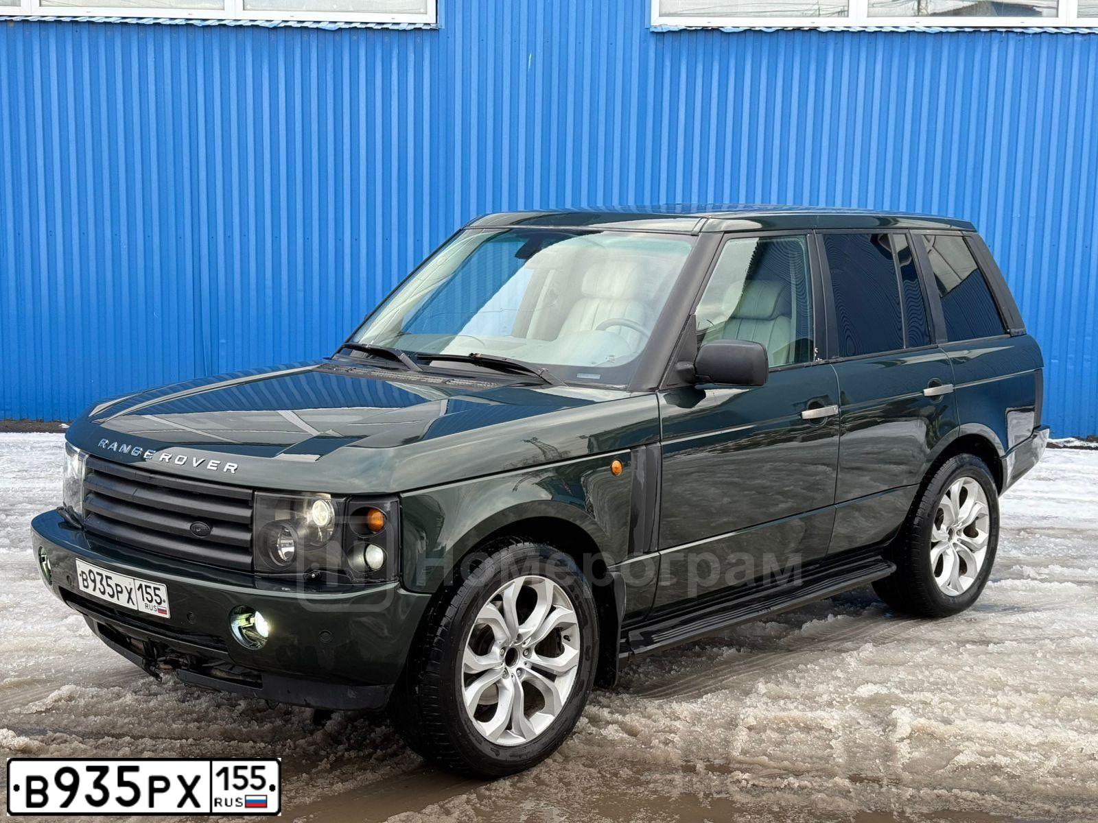 Фото автомобиля LANDROVER RANGE ROVER, 2003 — госномер А330АА77. Цвет: ЗЕЛЕНЫЙ ТЕМНЫЙ