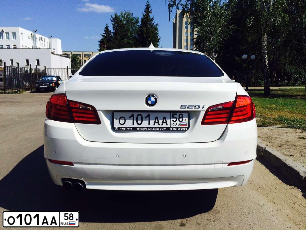 Фото автомобиля BMW 520, 2013 — госномер Т866АР58