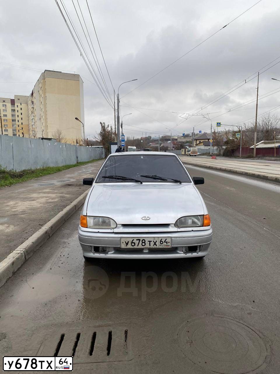 Фото автомобиля LADA 2114 SAMARA, 2004 — госномер У678ТХ64. Цвет: Серебристый