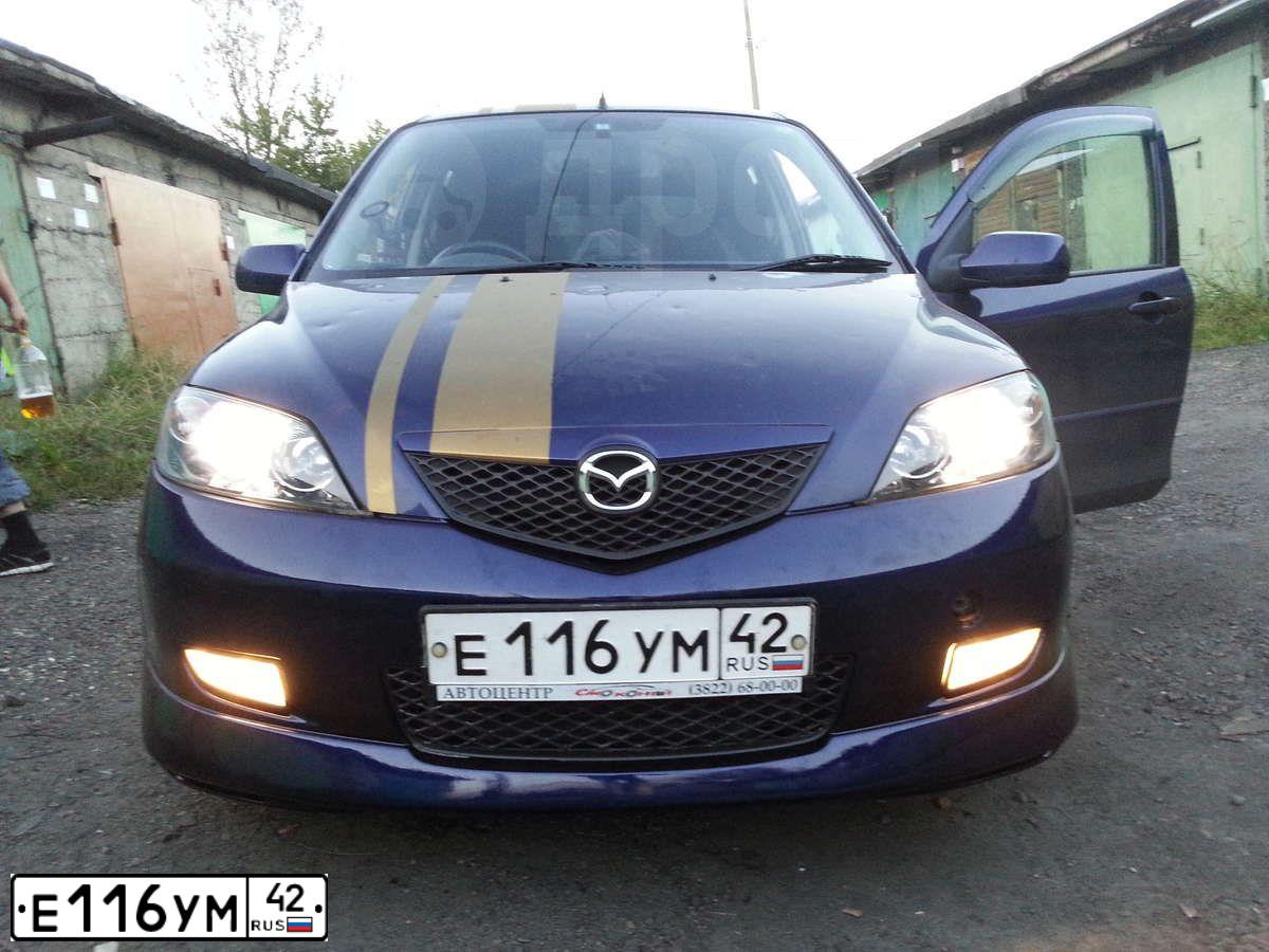Фото автомобиля MAZDA DEMIO, 2004 — госномер Р272МС142