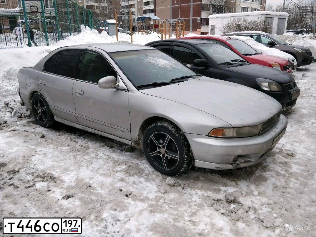 Фото автомобиля MITSUBISHI GALANT, 2001 — госномер М545АТ977. Цвет: СЕРЕБРИСТЫЙ