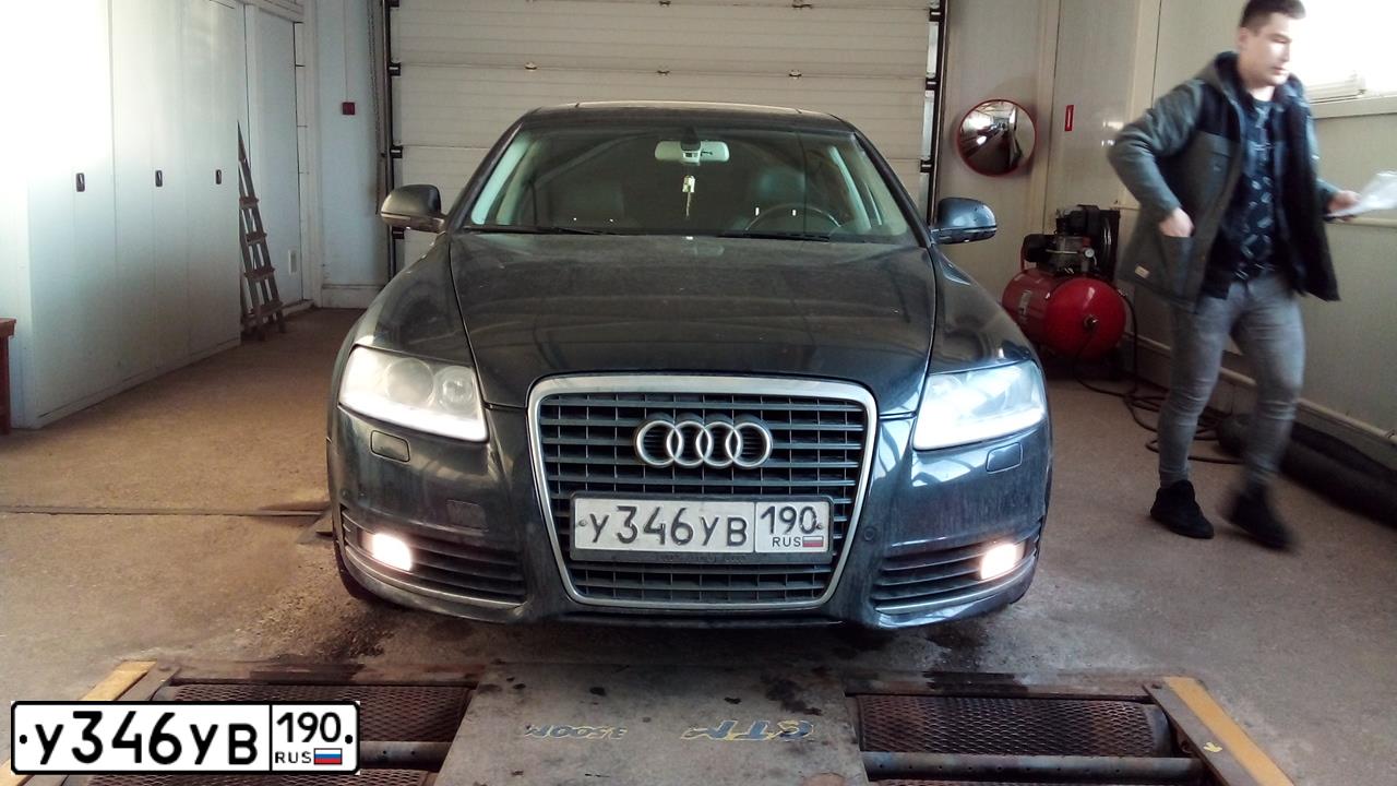 Фото автомобиля AUDI A6, 2009 — госномер В343СР76