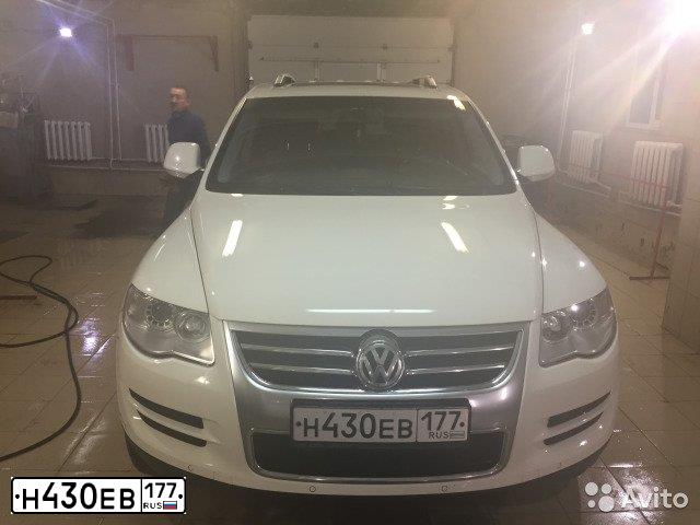 Фото автомобиля VOLKSWAGEN TOUAREG, 2008 — госномер Т420НЕ71. Цвет: БЕЛЫЙ