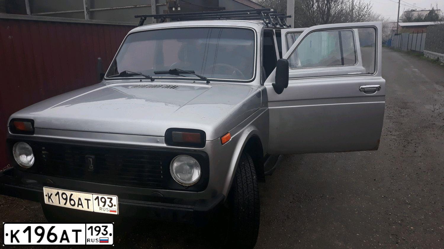 Фото автомобиля LADA 2131 NIVA, 2008 — госномер К196АТ193. Цвет: СВЕТЛО-СЕРЕБРИСТЫЙ МЕТАЛЛ