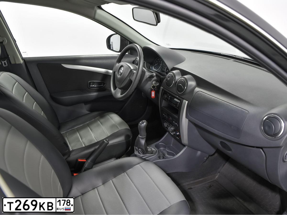 Фото автомобиля NISSAN ALMERA /AVTOVAZ/, 2014 — госномер Т269КВ178. Цвет: ЧЕРНЫЙ