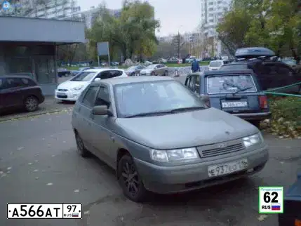 Фото автомобиля LADA 2104, 2002 — госномер А566АТ97. Цвет: СИНИЙ