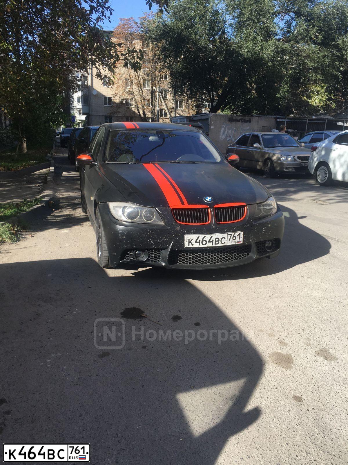 Фото автомобиля BMW 525, 2001 — госномер Н982НО761. Цвет: СЕРЫЙ