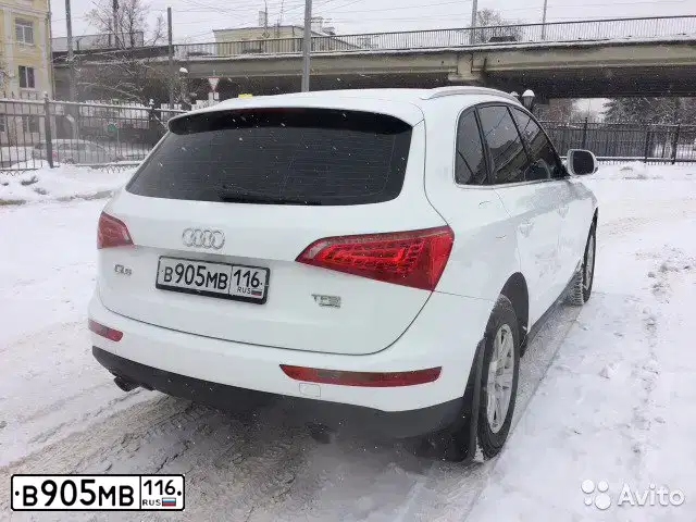 Фото автомобиля AUDI Q5, 2010 — госномер В905МВ116. Цвет: Белый