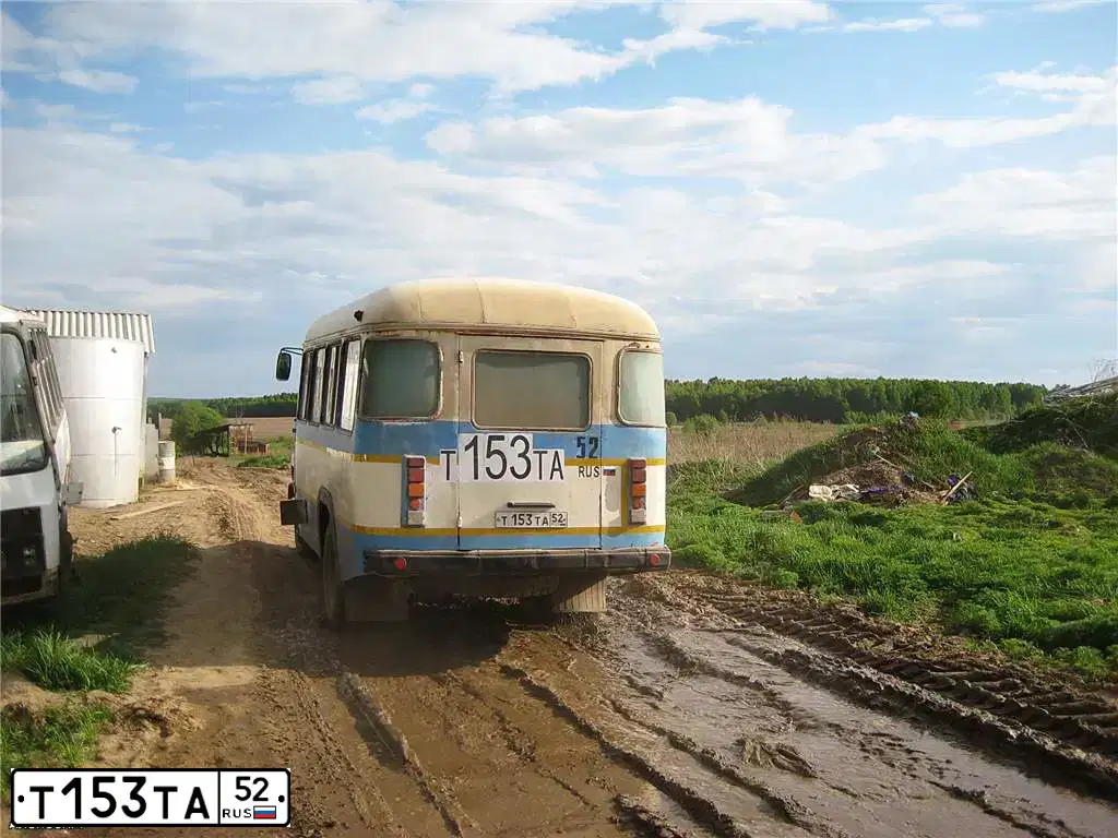 Фото автомобиля СЕМАР 328000 САРЗ 3280, 1999 — госномер Т153ТА52. Цвет: БЕЛО-ГОЛУБОЙ