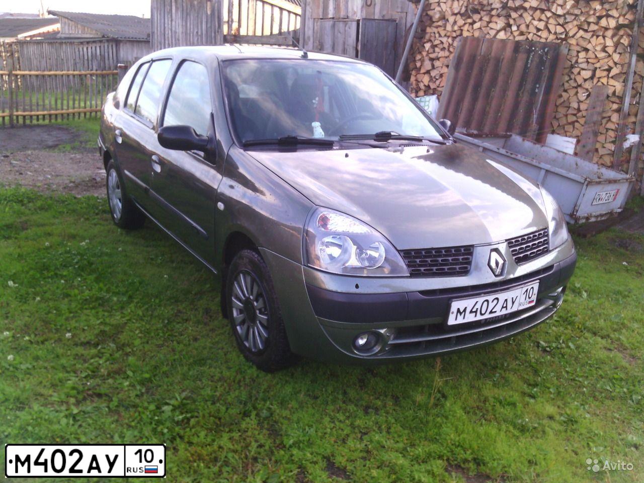 Фото автомобиля RENAULT SYMBOL, 2007 — госномер М402АУ10. Цвет: ТЕМНО-СЕРЫЙ
