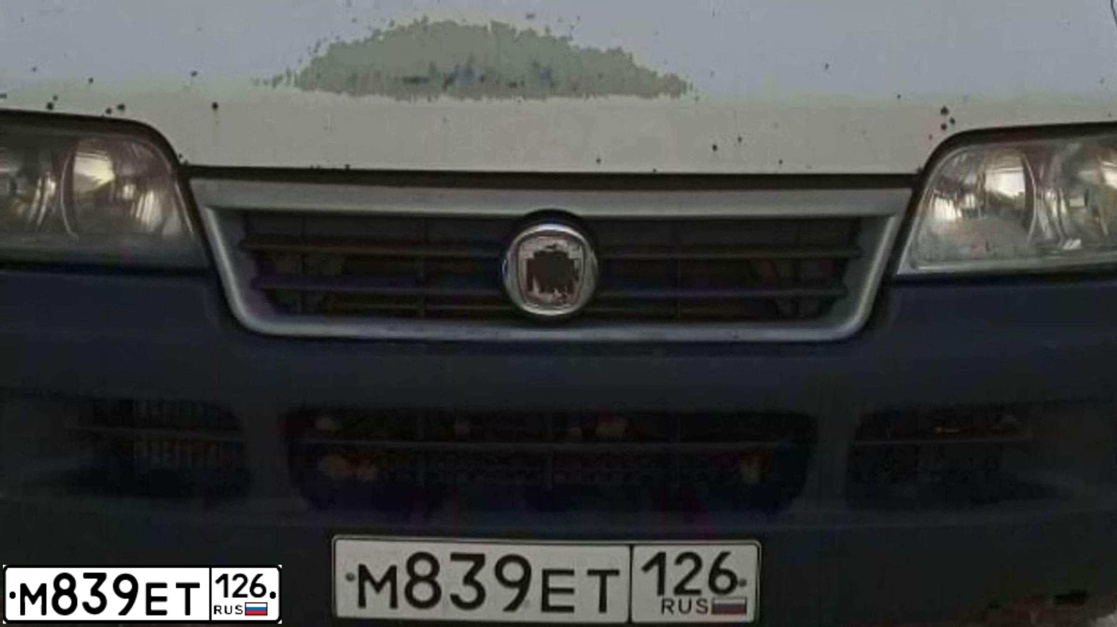 Фото автомобиля FIAT DUCATO, 2008 — госномер А221ХУ33. Цвет: Белый