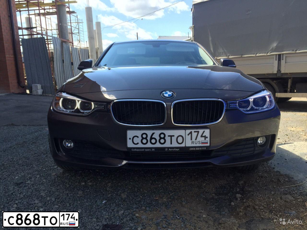 Фото автомобиля BMW SERIE 3, 2013 — госномер Т267ЕС761. Цвет: Коричневый