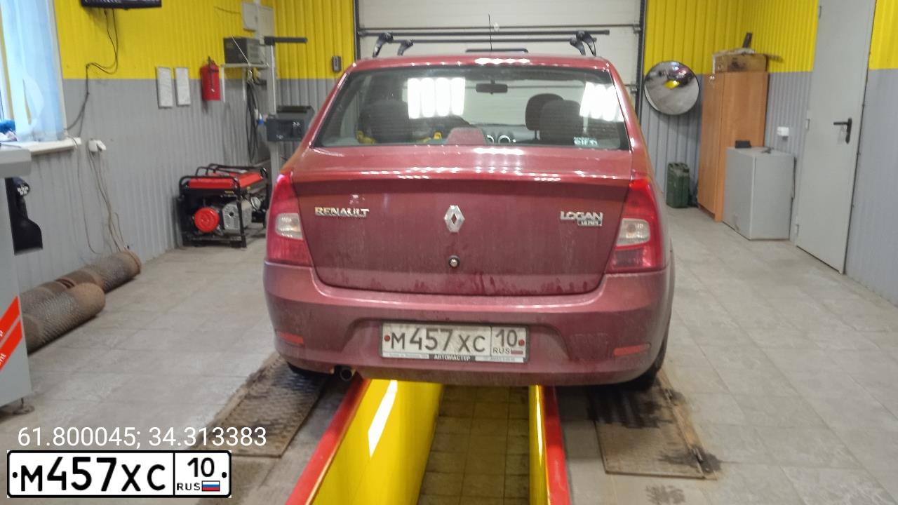 Фото автомобиля RENAULT T LOGAN, 2013 — госномер М457ХС10