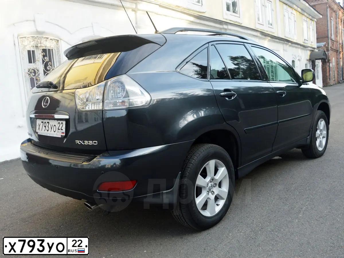 Фото автомобиля LEXUS RX, 2004 — госномер О009ОС54. Цвет: ТЕМНО-СЕРЫЙ