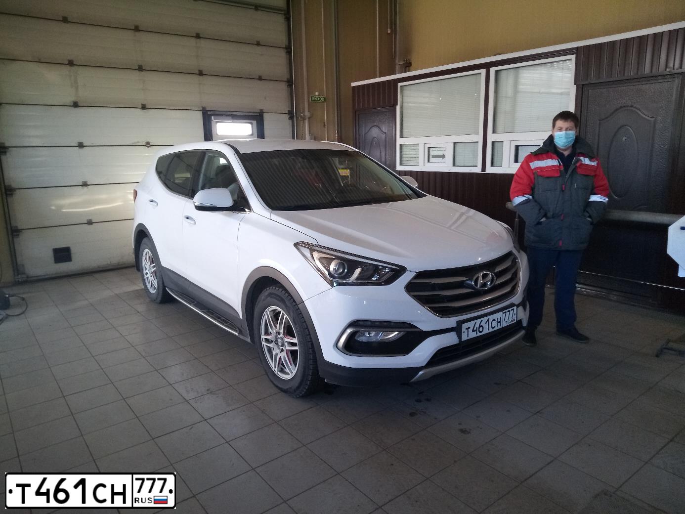 Фото автомобиля HYUNDAI SANTA FE, 2016 — госномер У245ХТ43