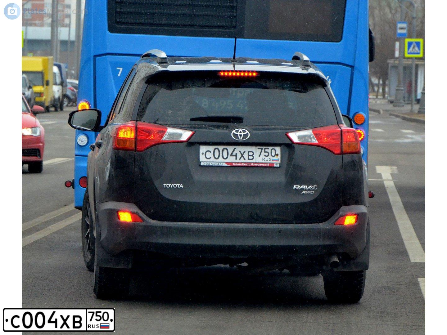 Фото автомобиля TOYOTA RAV4, 2014 — госномер А922КА977. Цвет: ЧЕРНЫЙ