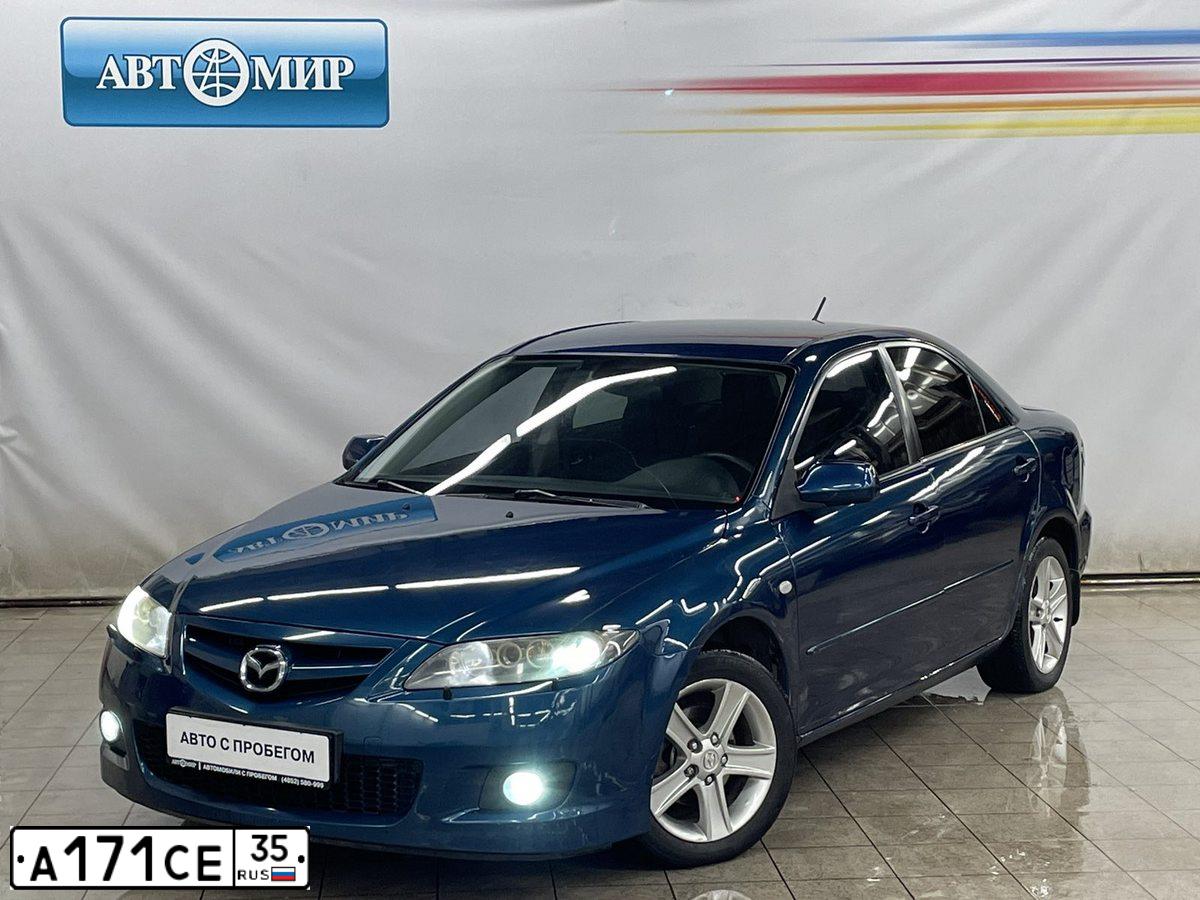 Фото автомобиля MAZDA 6, 2006 — госномер А565СН76. Цвет: сине-зеленый