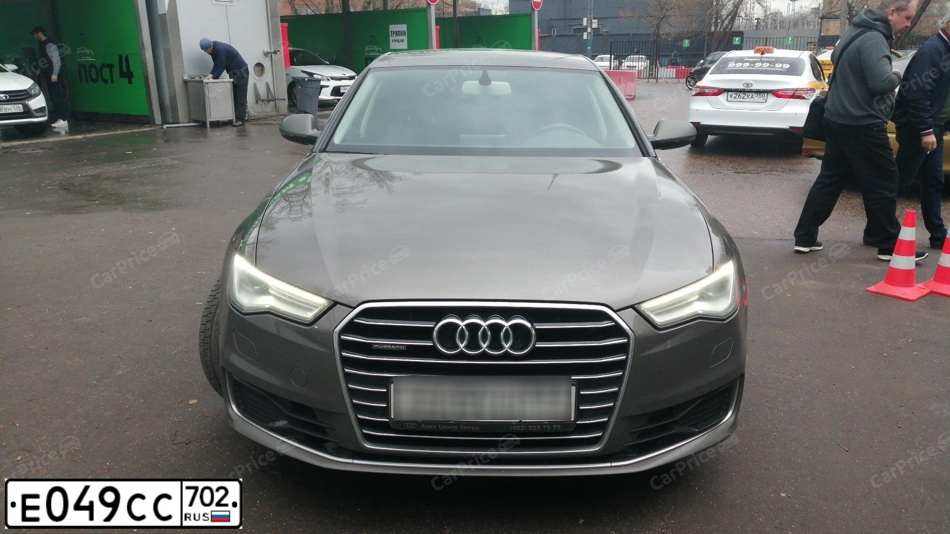 Фото автомобиля AUDI A6, 2016 — госномер Е049СС702. Цвет: СЕРО-КОРИЧНЕВЫЙ
