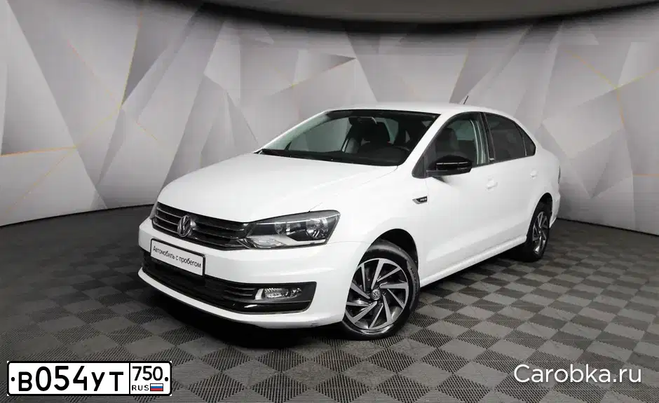 Фото автомобиля VOLKSWAGEN POLO, 2017 — госномер У979ВР05. Цвет: Белый