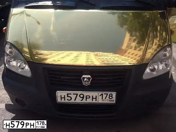 Фото автомобиля GAZ 3302 EL, 2012 — госномер Н579РН178. Цвет: СИНИЙ