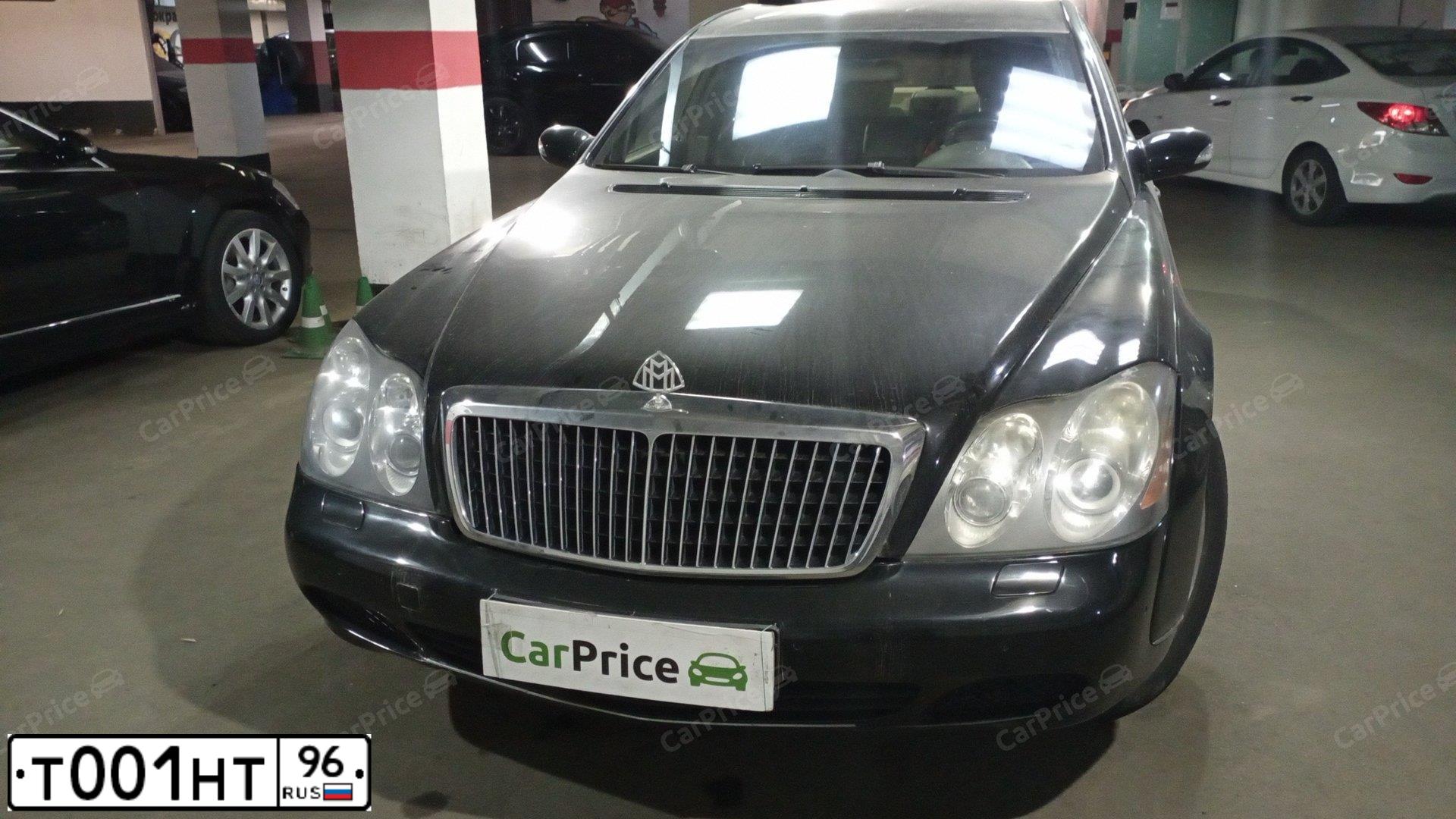 Фото автомобиля MAYBACH H 62, 2003 — госномер В888ВВ97. Цвет: ЧЕРНЫЙ